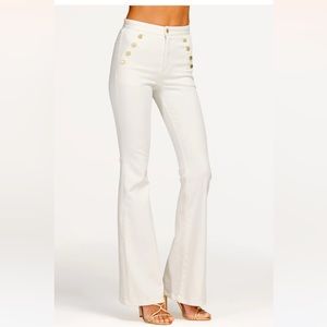 Band new Ramy Brook Helena white jeans, size 26